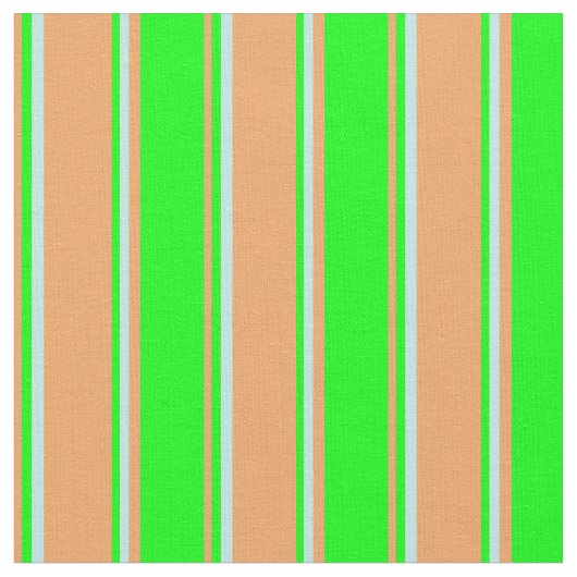 Tissu Brown, Lime & Motif Turquoise (Fermer)