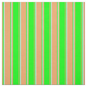Tissu Brown, Lime & Motif Turquoise (Échantillon)