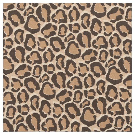 Tissu Brown Poster de animal Leopard (Fermer)