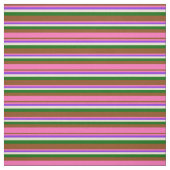 Tissu Brown, Rose Chaud, Violet, Bisque & Vert foncé (Échantillon)