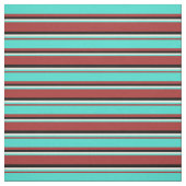 Tissu Brown, turquoise, jaune clair et noir (Échantillon)