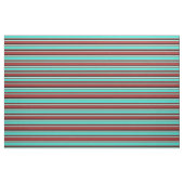 Tissu Brown, turquoise, jaune clair et noir (Fat Quarter)