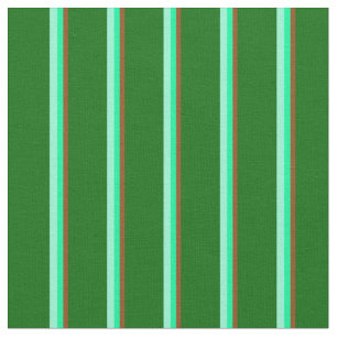 Tissu Brown, Vert, Aquamarine & Vert foncé Couleur