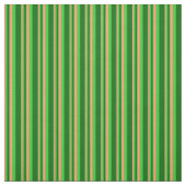 Tissu Brown, vert citron et Motif vert foncé (Échantillon)