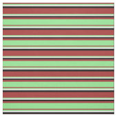 Tissu Brown, vert clair, blanc et noir (Échantillon)