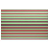 Tissu Brown, vert clair, blanc et noir (Fat Quarter)