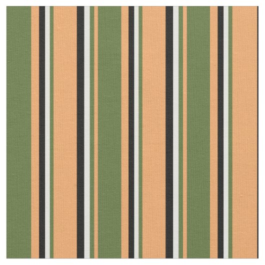 Tissu Brown, vert foncé, jaune clair et noir (Fermer)