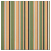 Tissu Brown, vert foncé, jaune clair et noir (Échantillon)