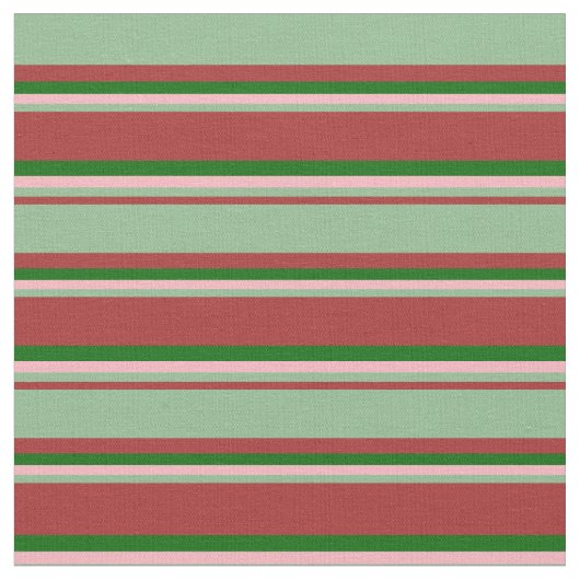 Tissu Brown, vert mer foncée, rose clair et vert foncé (Fermer)