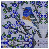 Tissu Bruant azuré (Fermer)