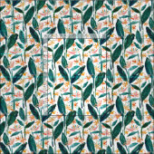 Tissu BRUITS de l'oiseau de coups de poing de (Carreau)