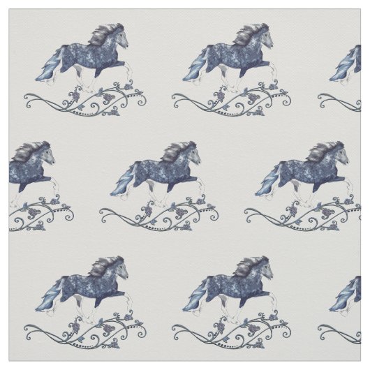 Tissu Brume de bleu de Blámóða (Échantillon)