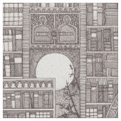 tissu brun de la bibliothèque de minuit (Fermer)