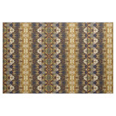 Tissu brun foncé zig-zag (Fat Quarter)