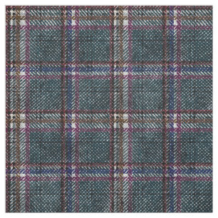 Tissu brun lilas bleu classique de plaid de tartan de
