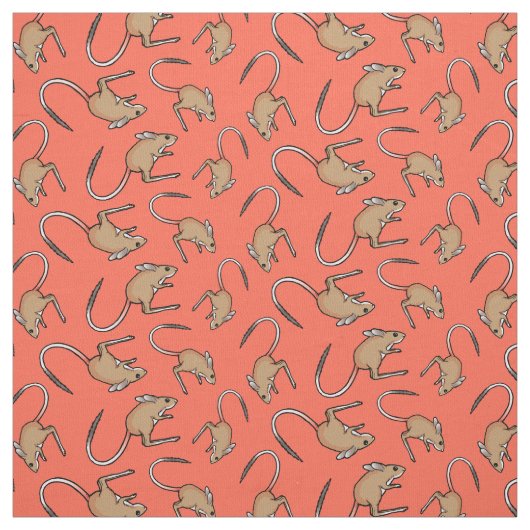Tissu brun orange de souris (Échantillon)