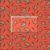 Tissu brun orange de souris (Carreau)