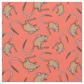 Tissu brun orange de souris (fermé)
