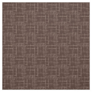 Tissu Brun texturé.