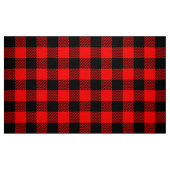 Tissu Buffalo Check Rouge et Noir Lumberjack Plaid Decor (Fat Quarter)
