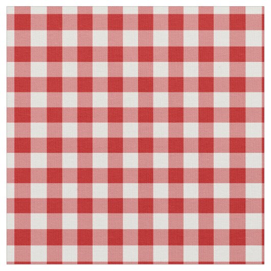 Tissu Buffalo Cochon rouge blanc (Fermer)