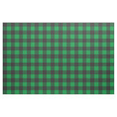 Tissu Buffalo plaid Check Motif Black Green (Yard)