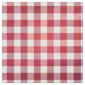 Tissu Buffalo plaid rouge et blanc (Échantillon)