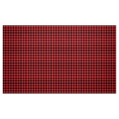 Tissu Buffalo rouge abattu (Fat Quarter)