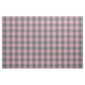 Tissu buffle rose gris foncé plaid (Yard)
