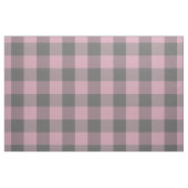 Tissu buffle rose gris foncé plaid (Fat Quarter)