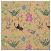 Tissu Bugs Beau Motif  (Échantillon)