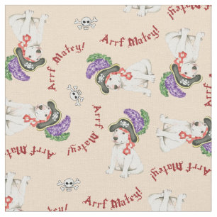 Tissu Bull Terrier Pirate