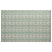 Tissu Bunco Dice Amis Rouge, Vert, Blanc (Yard)