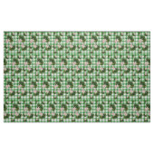 Tissu Bunnies Green Check (Fat Quarter)