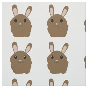 Tissu Bunny Brown