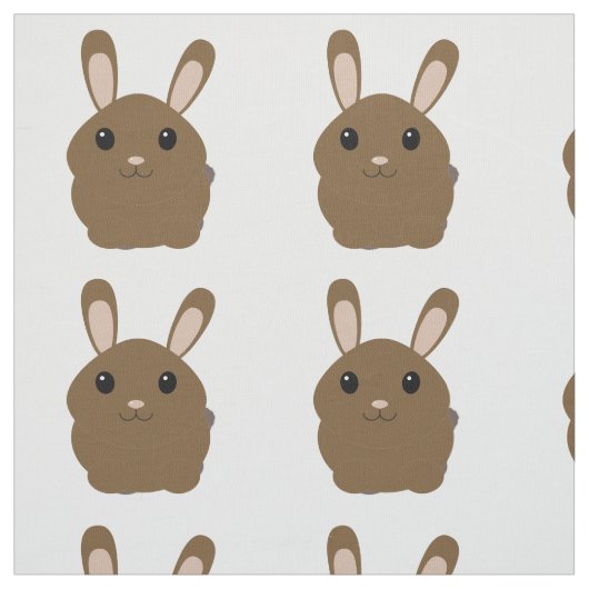 Tissu Bunny Brown (Échantillon)