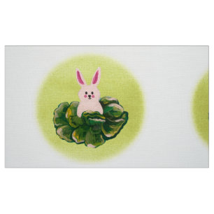 Tissu Buns joyeux au chou