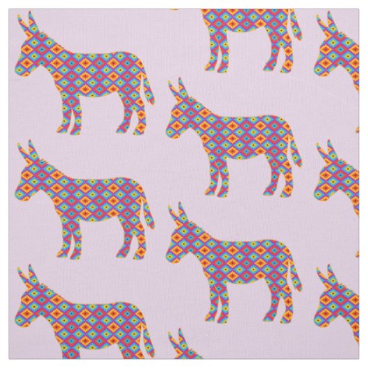 Tissu Burro dans le motif coloré (Échantillon)