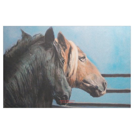 Tissu Caballos/Cabalos/Chevaux (Yard)