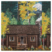 Tissu Cabine de montagne (Fermer)