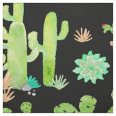 Tissu Cactus Aquarelle (Échantillon)
