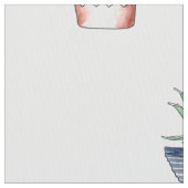 Tissu Cactus dans les planteurs sans soudure motif (fermé)