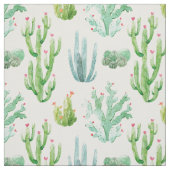 Tissu Cactus de désert d'aquarelle (Échantillon)