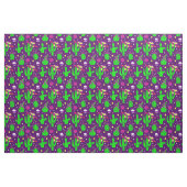 Tissu cactus d'espace extra-atmosphérique désert planète (Fat Quarter)