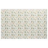 Tissu Cactus pointillés sur blanc (Fat Quarter)