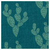 Tissu : Cactus Turquoises Linge naturel (Fermer)