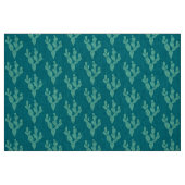 Tissu : Cactus Turquoises Linge naturel (Fat Quarter)