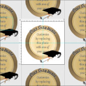 Tissu Cadre photo 'Notre diplômé' (Carreau)