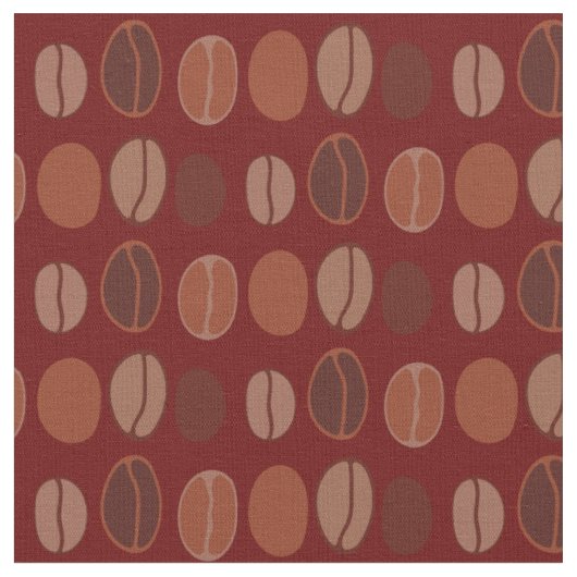 Tissu Café Beans Cute Café Barista (Fermer)
