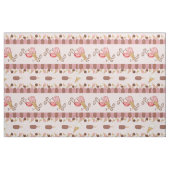 Tissu Café Crème glacée - Petite impression (Fat Quarter)